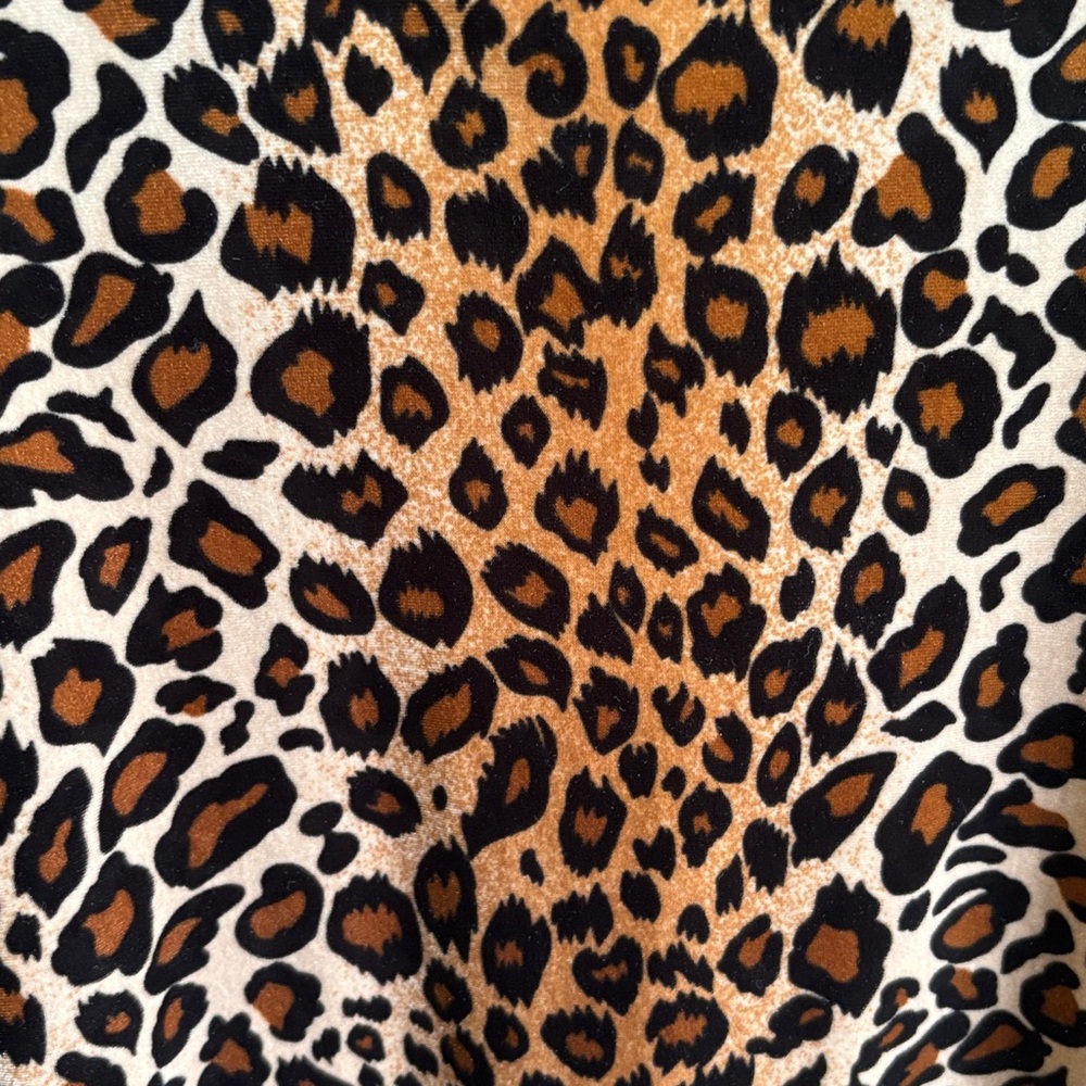 CWC dressy leopard top, 2X - Picture 2 of 8